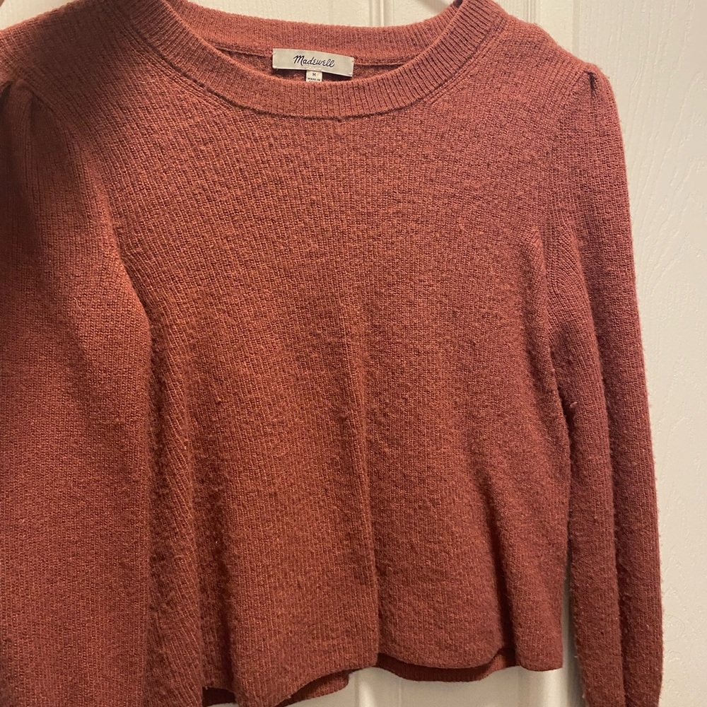 Madewell Women's Terracotta Crew Neck Sweater